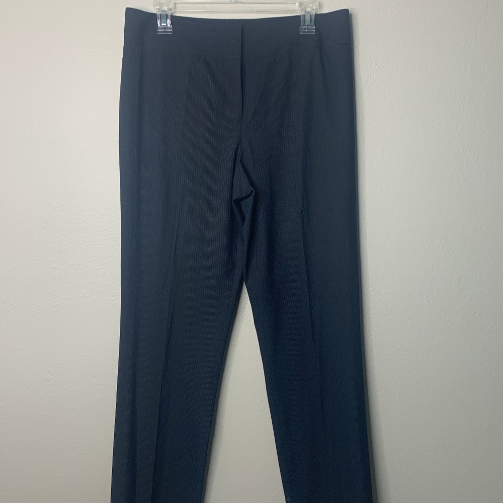Antonio Melanie Navy Striped Trousers 8